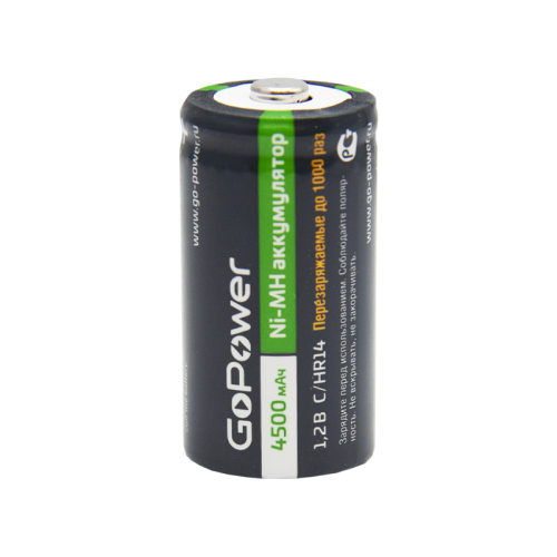 Аккумулятор бытовой GoPower HR14 C BL2 NI-MH 4500mAh (2/12/96) блистер (2 шт.)