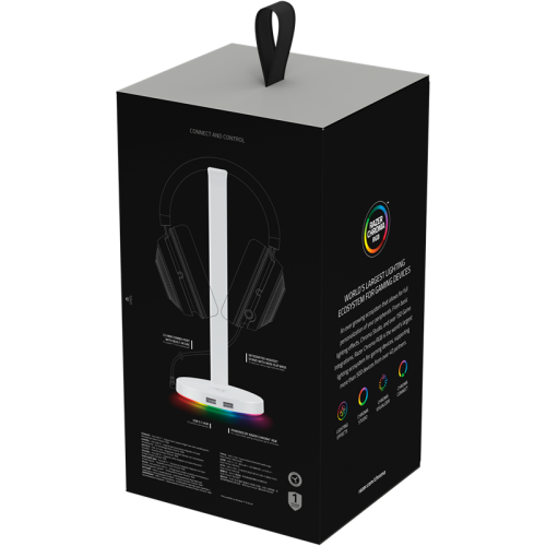 Подставка для наушников Razer Base Station Chroma V2 - Mercury/ Razer Base Station V2 Chroma - Mercury