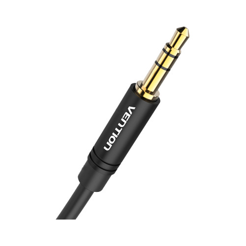 Кабель Vention аудио Jack 3,5 mm M/Jack 3,5 mm M  - 0.5м Черный