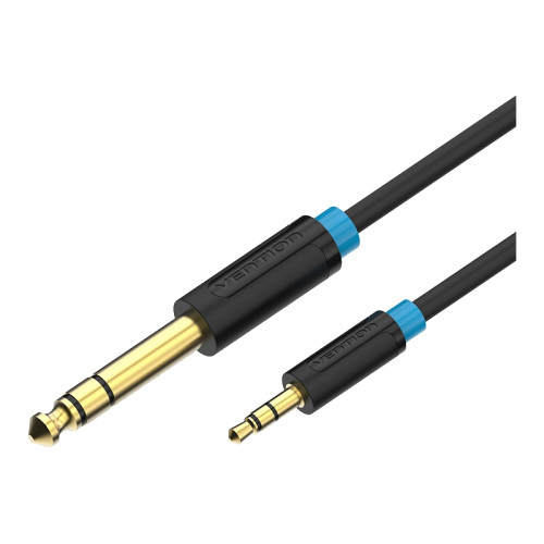 Кабель Vention аудио Jack 6,5 mm M/ 3,5 M - 2 м