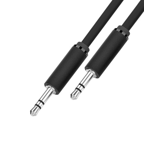 4PH Кабель 1.5m аудио jack 3,5mm/jack 3,5mm черный, M/M, экран, стерео, 4PH-R90256