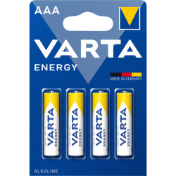 Батарейка Varta ENERGY LR03 AAA BL4 Alkaline 1.5V (4103) (4/40/200) (4 шт.)