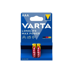 Батарейка Varta LONGLIFE MAX POWER (MAX TECH) LR03 AAA BL2 Alkaline 1.5V (4703) (2/20/100)