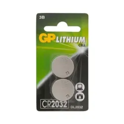 Литиевая дисковая батарейка GP Lithium CR2032 - 2 шт. в блистере