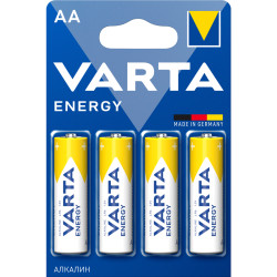 Батарейка Varta ENERGY LR6 AA BL4 Alkaline 1.5V (4106) (4/80/400) (4 шт.)