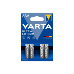 Батарейка Varta ULTRA FR03 AAA BL4 Lithium 1.5V (6103) (4/40/200)