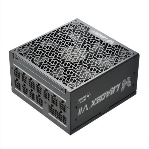 Блок питания 850 Ватт/ Super Flower Power Supply Leadex VII, 850W, ATX 3.0, 140mm, 12xSATA, 3xPCI-E(6+2), 1x12VHPWR, APFC, 80+ Platinum , Full Modular