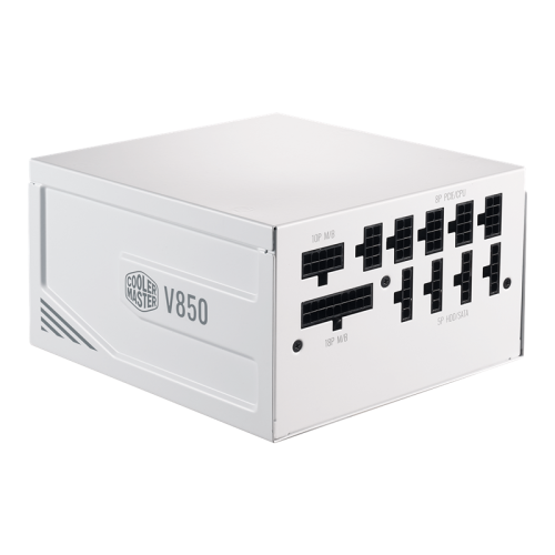 Блок питания 850 Ватт/ Power Supply Cooler Master V850 Gold-V2 White Edition, 850W, ATX, 135mm, 24pin, 12xSATA, 6xPCI-E(6+2), APFC, Full Modular, 80+ Gold