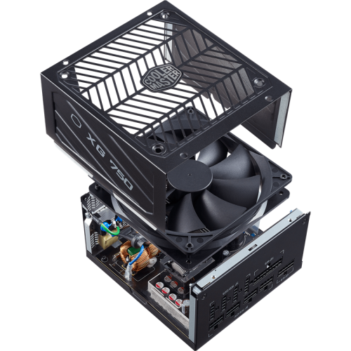 Блок питания 750Вт/ Power Supply Cooler Master XG750 Platinum, 750W, ATX, 135mm, 24pin, 12xSATA, 4xPCI-E(6+2), APFC, 80+ Platinum, Full Modular