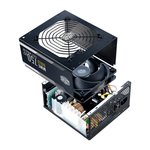 Блок питания 750 Ватт/ Power Supply Cooler Master MWE Gold 750 V2, 750W, ATX, 120mm, 24pin, 12xSATA, 4xPCI-E(6+2), APFC, 80+ Gold