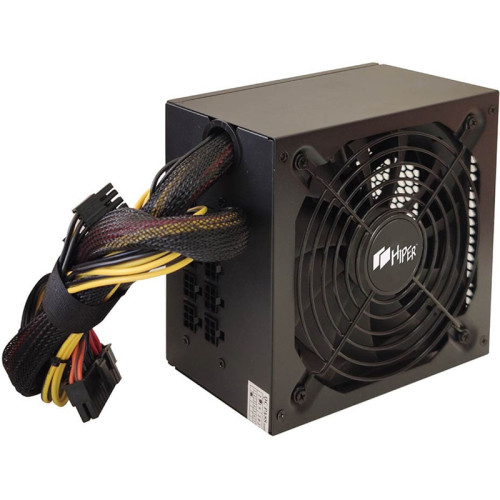 блок питания для ПК 700 Ватт/ PSU HIPER HPB-700SM (ATX 2.31, 700W, ActivePFC, 140mm fan, Semi-modular, Black), 80+ Bronze, BOX