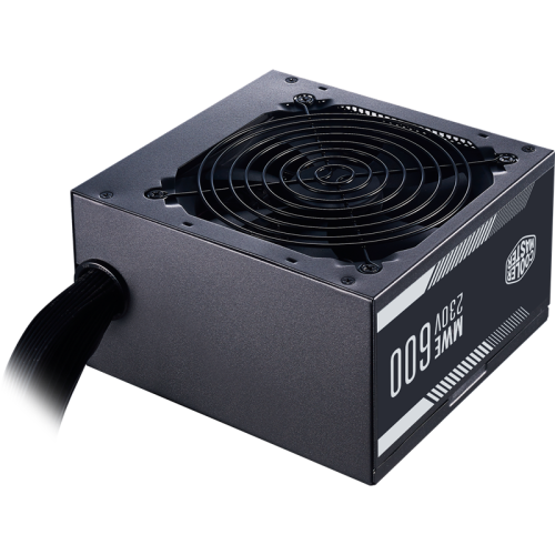 Блок питания 600 Ватт/ Power Supply Cooler Master MWE White, 600W, ATX, 120mm, 6xSATA, 4xPCI-E(6+2), APFC, 80+ White