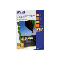 Бумага/ Epson Premium Semigloss Photo Paper (10x15) 50 sheets