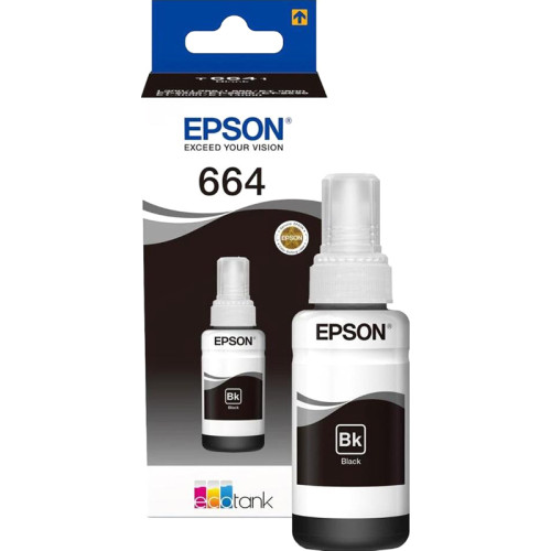 Чернила/ Epson 664 EcoTank  Black