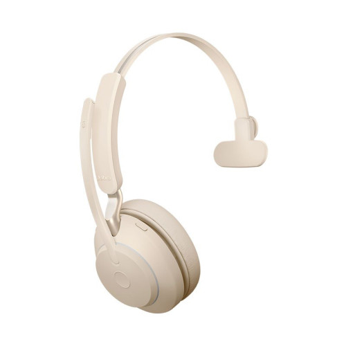 Гарнитура беспроводная/ Jabra Evolve2 65, Link380c UC Mono Beige