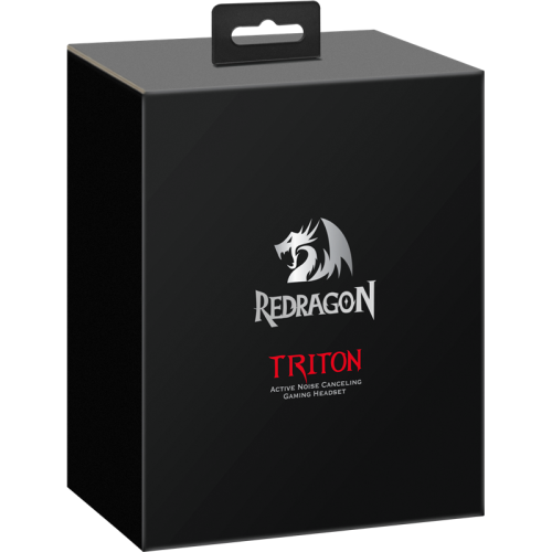 Redragon Игровая гарнитура Triton звук 7.1, ANC, кабель 1.8 м