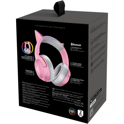 Гарнитура Razer Kraken BT - Kitty Edition - Quartz/ Razer Kraken BT - Kitty Edition - Quartz