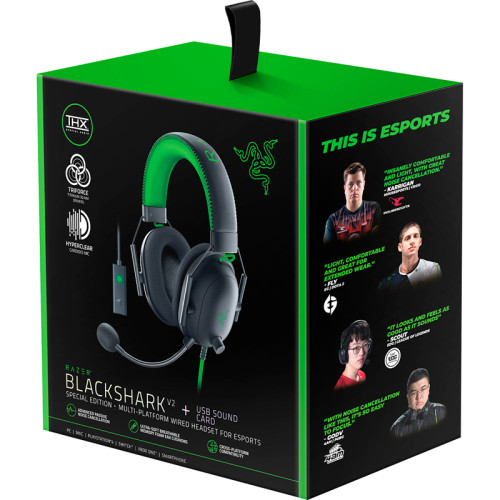 Гарнитура Razer Blackshark V2 + USB Mic Enhancer - SE/ Razer Blackshark V2 + USB Mic Enhancer - SE headset