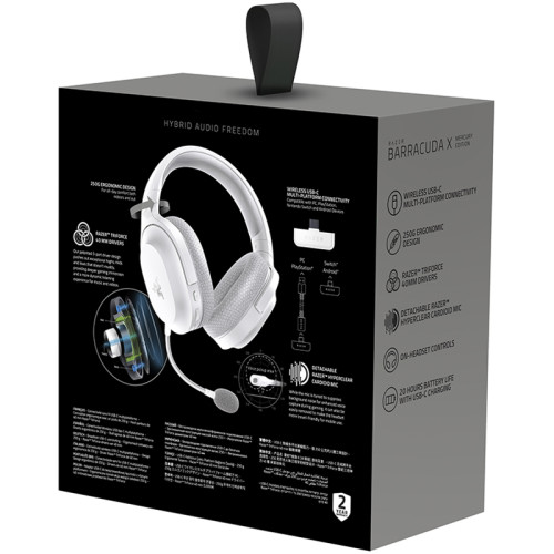 Гарнитура Razer Barracuda X Headset 2022 Mercury White/ Razer Barracuda X Headset 2022 Mercury White