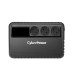 ИБП CyberPower BU725E, Line-Interactive, 725VA/390W, 3 Schuko розетки, Black, 0.15х0.15х0.2м., 5кг./ UPS Line-Interactive CyberPower BU725E 725VA/390W (3 EURO)