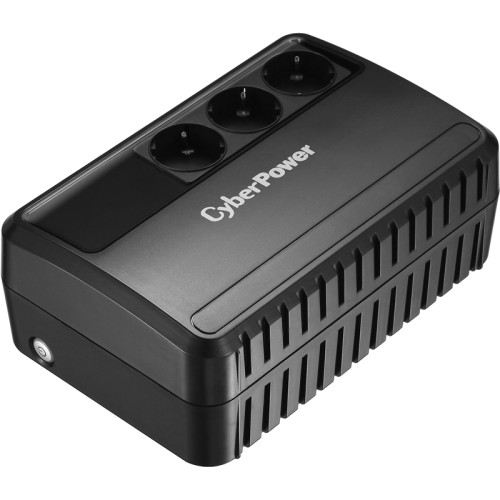 ИБП CyberPower BU600E, Line-Interactive, 600VA/360W, 3 Schuko розетки, Black, 0.28х0.14х0.23м., 4.4кг./ UPS Line-Interactive CyberPower BU600E 600VA/360W (3 EURO)