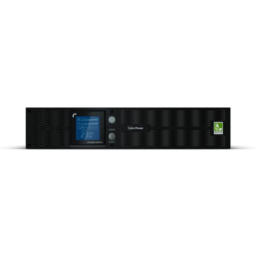 ИБП CyberPower PR1000ELCDRT2UA, Rackmount, Line-Interactive, 1000VA/900W, 8 IEC-320 С13 розеток, USB&Serial, RJ11/RJ45, SNMPslot, LCD дисплей, Black, 0.6х0.5х0.3м., 30.2кг./ UPS Line-Interactive CyberPower PR1000ELCDRT2UA 1000VA/900W USB/RS-232/Dry/EPO/SN