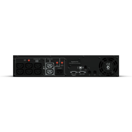 ИБП CyberPower PR1000ELCDRT2UA, Rackmount, Line-Interactive, 1000VA/900W, 8 IEC-320 С13 розеток, USB&Serial, RJ11/RJ45, SNMPslot, LCD дисплей, Black, 0.6х0.5х0.3м., 30.2кг./ UPS Line-Interactive CyberPower PR1000ELCDRT2UA 1000VA/900W USB/RS-232/Dry/EPO/SN