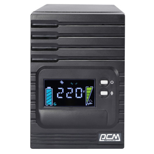 Источник бесперебойного питания Powercom Smart King Pro+ SPT-3000 LCD 2400Вт 3000ВА черный/ UPS Powercom Smart King Pro+ SPT-3000 LCD 2400W 3000Va black