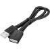 GCR Удлинитель 1.0m USB AM/AF, черный, GCR-UEC6M-BB2S-1.0m