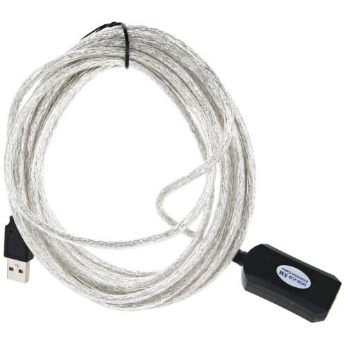 Кабель-адаптер/ Кабель-адаптер USB2.0-repeater, удлинительный активный <Am-->Af> 5м VCOM <VUS7049-5M>