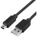 Greenconnect Кабель 5.0m USB 2.0, AM/AM, черно-прозрачный, 28/24 AWG, экран, ферритовые кольца, армированный, морозостойкий, GCR-51299