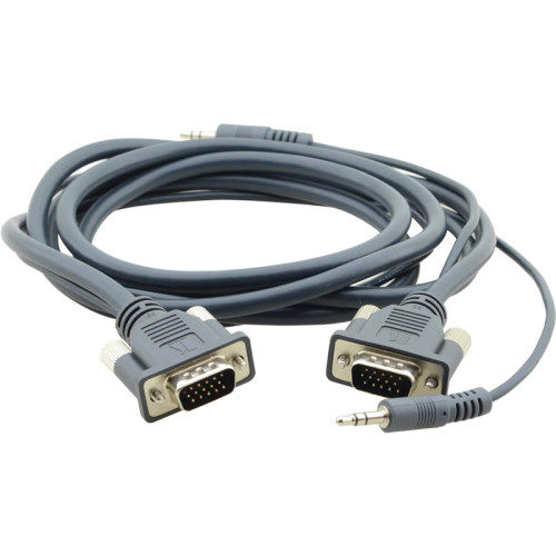 Кабель Micro, VGA (Вилка) + аудио на VGA (Вилка) + аудио, 0,9 м