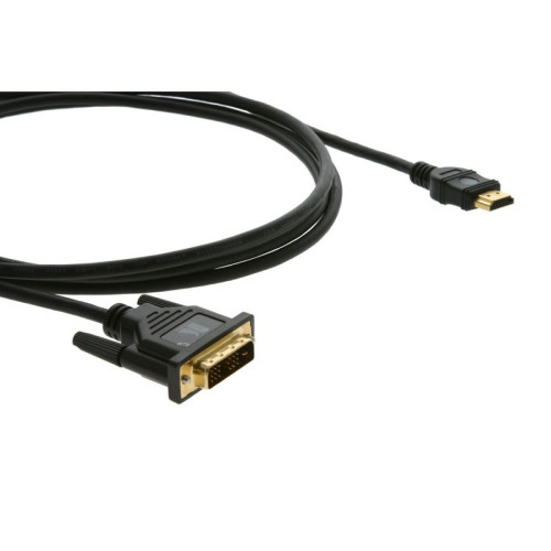 Кабель HDMI-DVI (Вилка - Вилка), 4,6 м