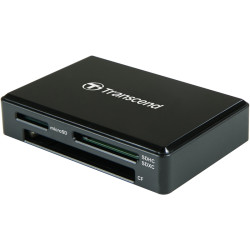 Карт ридер/ Transcend Black, All-in-One cardreader , USB 3.1 Gen 1