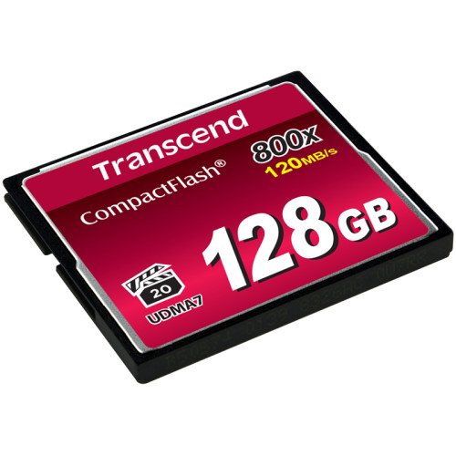 Карта памяти/ Transcend 128GB Compact Flash 800x