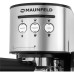 Кофемашина рожкового типа MAUNFELD/ Кофемашина рожкового типа MAUNFELD MF-720S PRO, мощность 1470 Вт, давление 15 бар, капучинатор, резервуар для молока, возможность приготовления 2 чашек, объем резервуара воды 1,2 л , цвет нержавеющая сталь