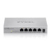 Коммутатор/ Zyxel MG-105 multi-gigabit switch, 5x1 / 2.5GE, desktop, silent