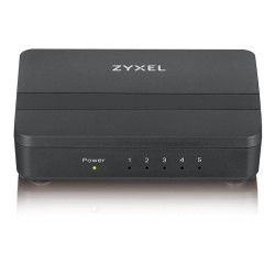 Коммутатор/ ZYXEL GS-105S v2 switch, 5 ports 1000 Mbps, desktop, with priority ports