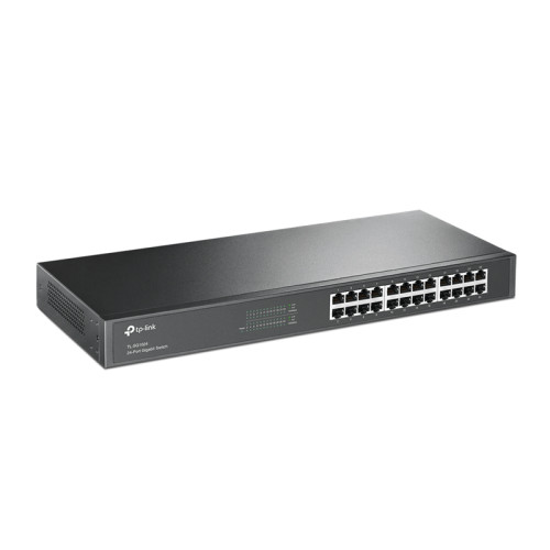 Коммутатор/ 24-port Gigabit Switch, 24 10/100/1000M RJ45 ports, 1U 19-inch rack-mountable steel case