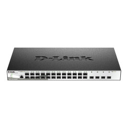 Коммутатор/ DGS-1210-28XS/ME/B2A Managed L2 Metro Ethernet Switch 24x1000Base-X SFP, 4x10GBase-X SFP+, CLI, RJ45 Console, RPS