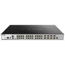 Коммутатор/ DGS-3630-28TC/A1ASI,DGS-3630-28TC/*SI Managed L3 Stackable Switch 20x1000Base-T, 4x10GBase-X SFP+, 4xCombo 1000Base-T/SFP, Surge 6KV, CLI, 1000Base-T Management, RJ45 Console, mini-USB Console, USB, RPS, Alarm RJ-45, Dying Gasp, Standard Image