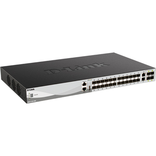 Сетевой коммутатор/ L2+ Managed Switch with 24 100/1000Base-X SFP ports and 2 10GBase-T ports and 4 10GBase-X SFP+ ports