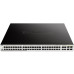 Коммутатор/ DGS-1210-52MP/FL Managed L2 Switch 48x1000Base-T PoE, 4xCombo 1000Base-T/SFP, PoE Budget 370W, Surge 6KV, CLI