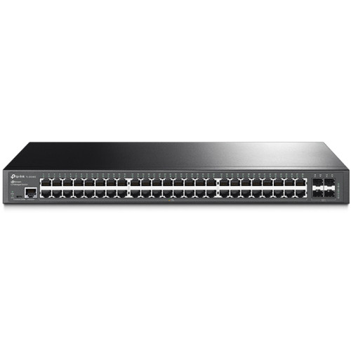 Коммутатор/ Jetstream 48-port gigabit L2+ managed switch with 4-gigabit uplink ports, 48 10/100/1000Mbps RJ-45 port, 4 1000Mbps SFP slots