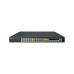 коммутатор/ PLANET Layer 3 24-Port 10/100/1000T 802.3at POE + 4-Port 10G SFP+ Stackable Managed Gigabit Switch (370W)