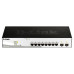 Коммутатор/ DGS-1210-10/F Smart L2 Switch 8х1000Base-T, 2х1000Base-X SFP, Compact CLI