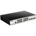 Коммутатор/ DGS-1210-20/ME/B Managed L2 Metro Ethernet Switch 16x1000Base-T, 4x1000Base-X SFP, Surge 6KV, CLI, RJ45 Console, RPS, Dying Gasp