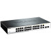 Коммутатор/ DES-1210-28/C Smart L2 Switch 24x100Base-TX, 2x1000Base-T, 2xCombo 1000Base-T/SFP, Compact CLI