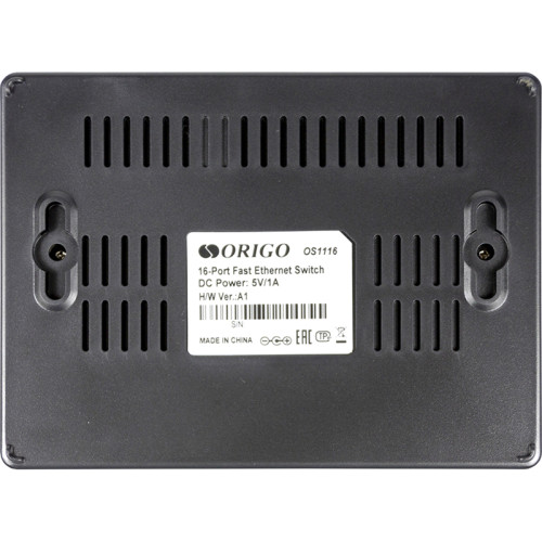 Коммутатор/ Unmanaged Switch 16x100Base-TX, plastic case