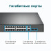 Коммутатор/ 18-port gigabit Unmanaged switch with 16 PoE+ ports, 18 10/100/1000Mbps RJ-45 port, 2 combo SFP ports